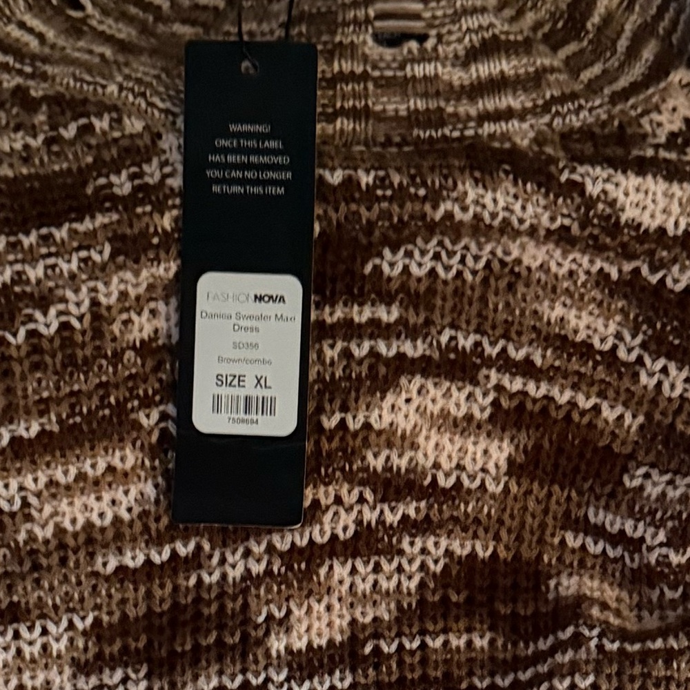 Fashion Nova Multitone Knit Sweater